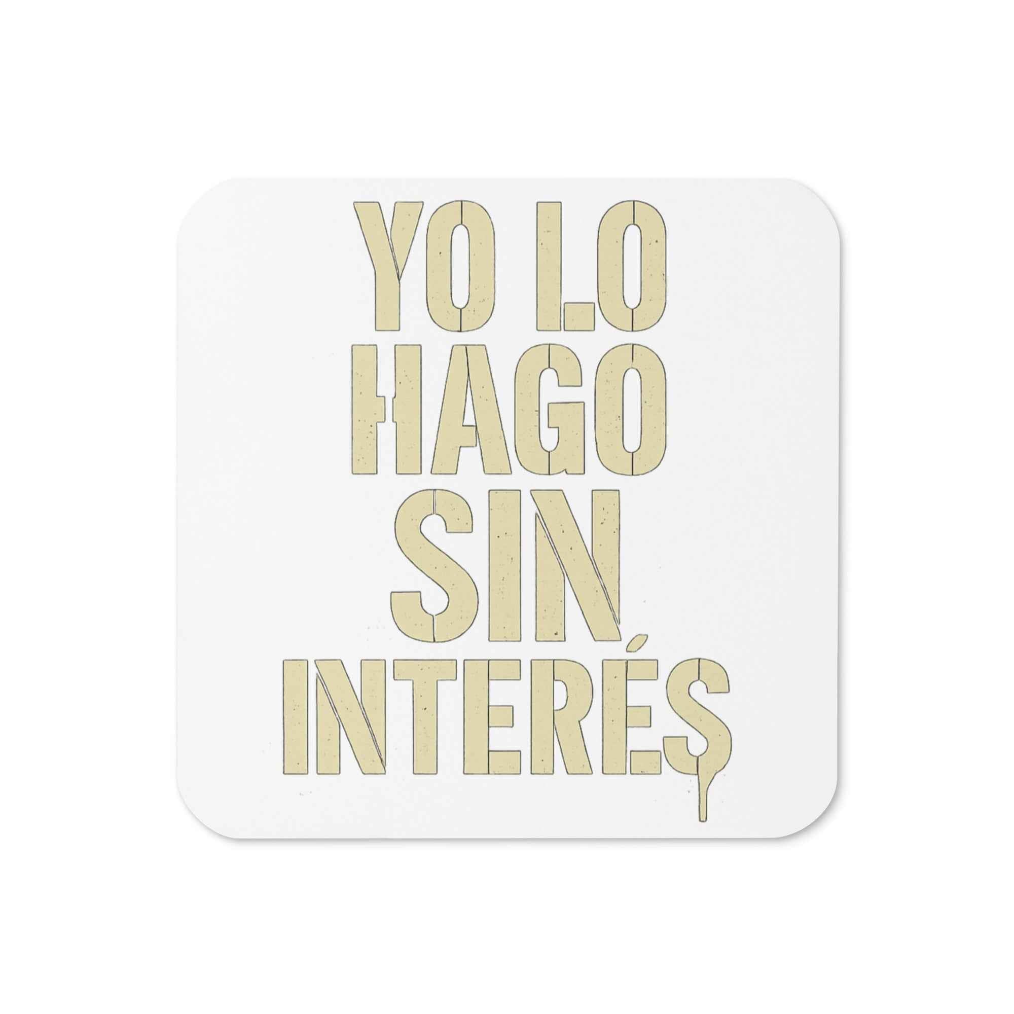 Posavasos de corcho "Interes"