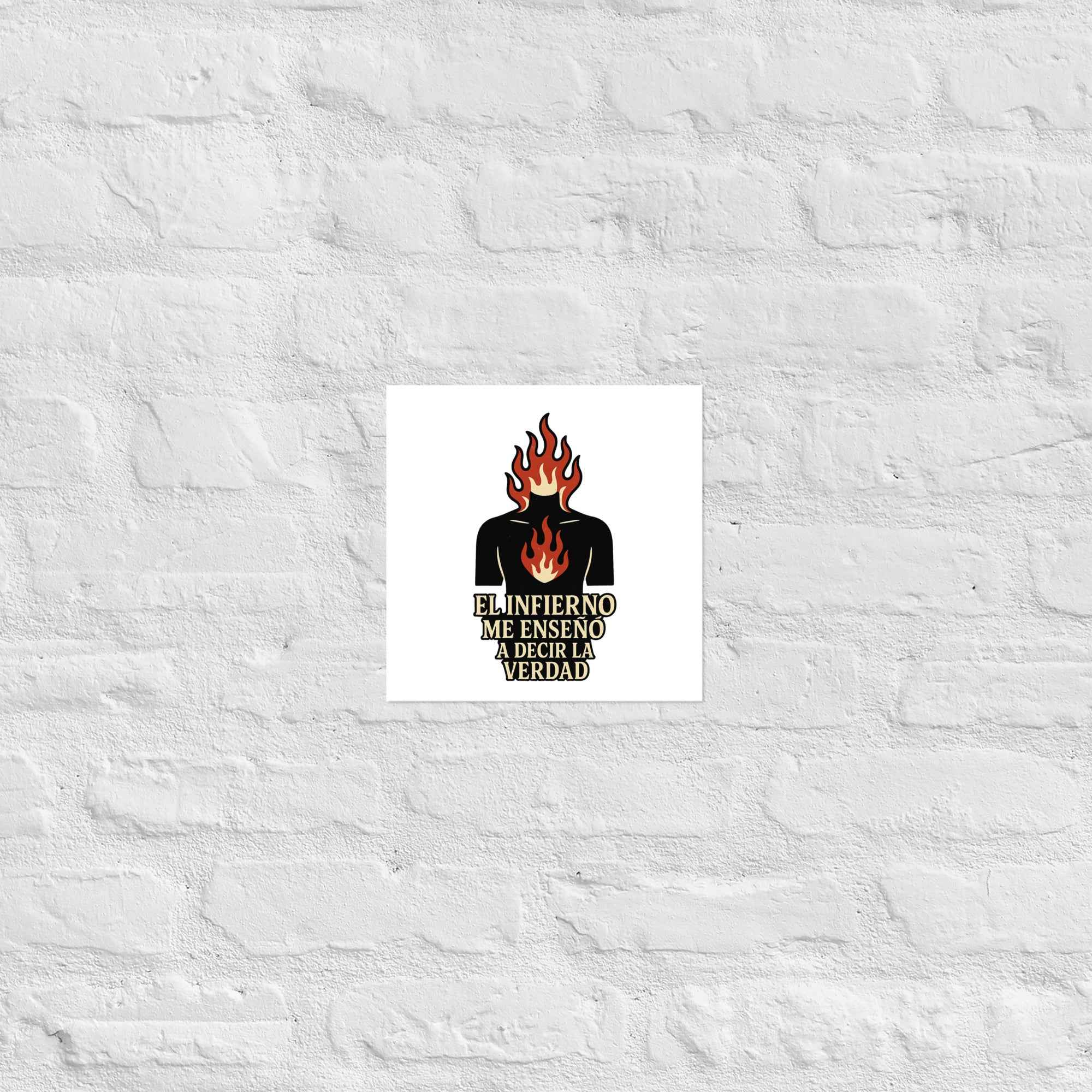 Póster "El infierno"