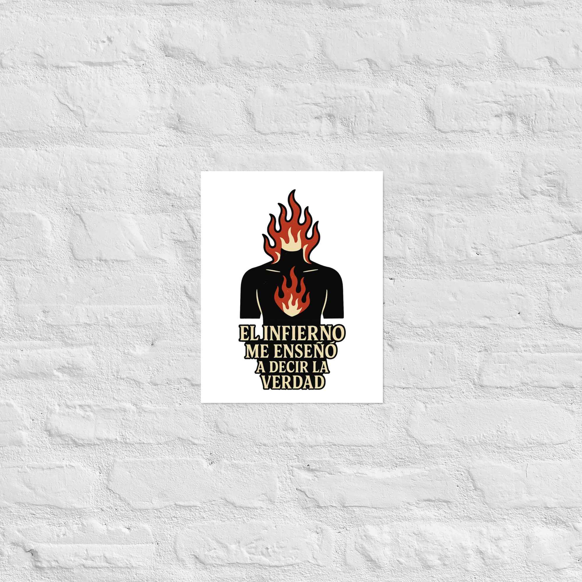 Póster "El infierno"