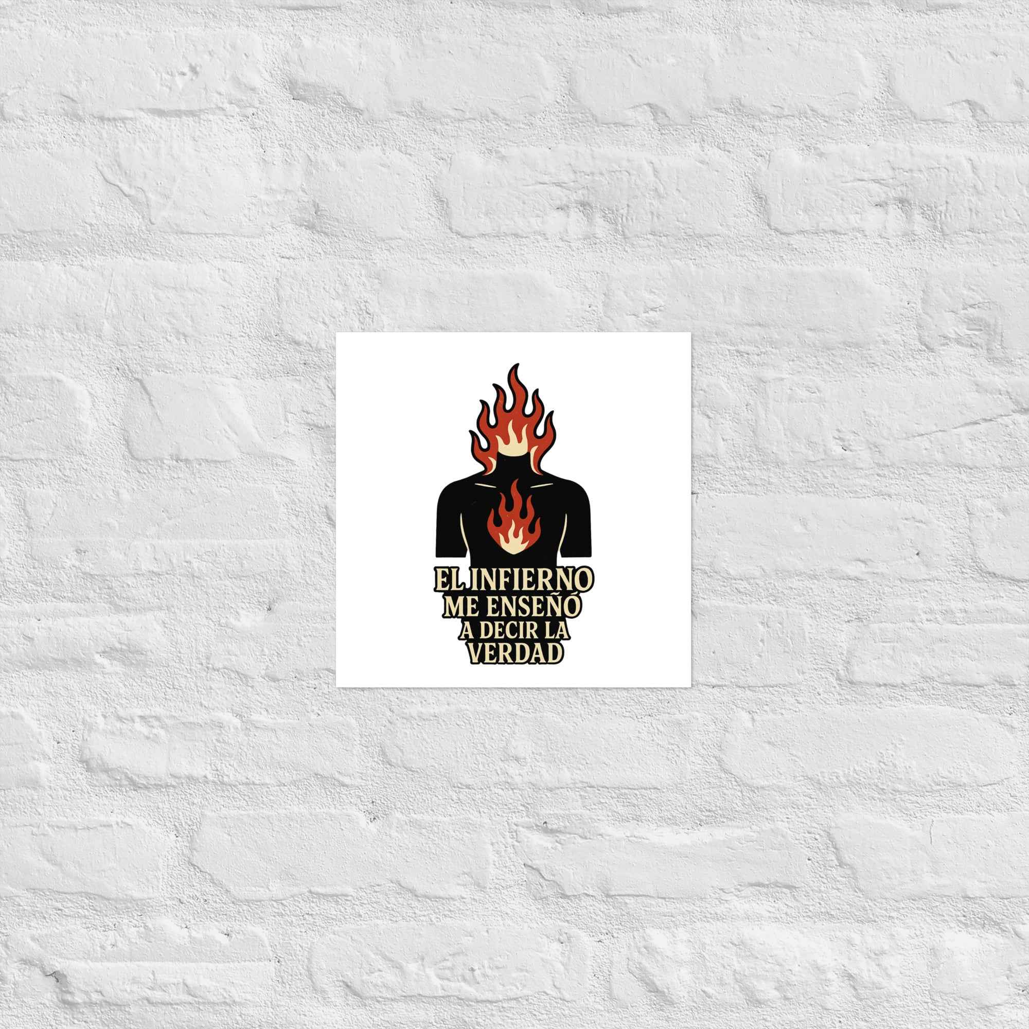 Póster "El infierno"