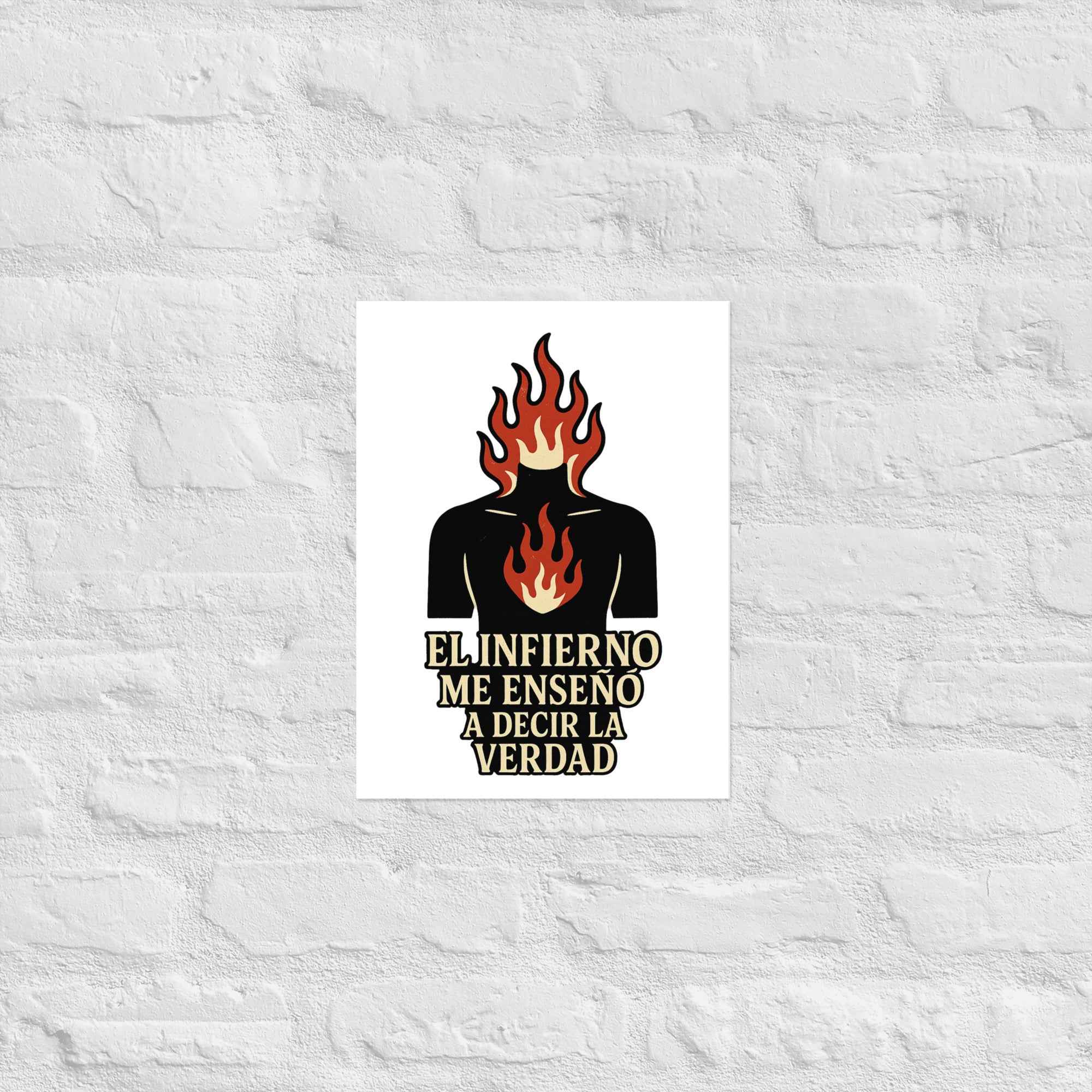 Póster "El infierno"