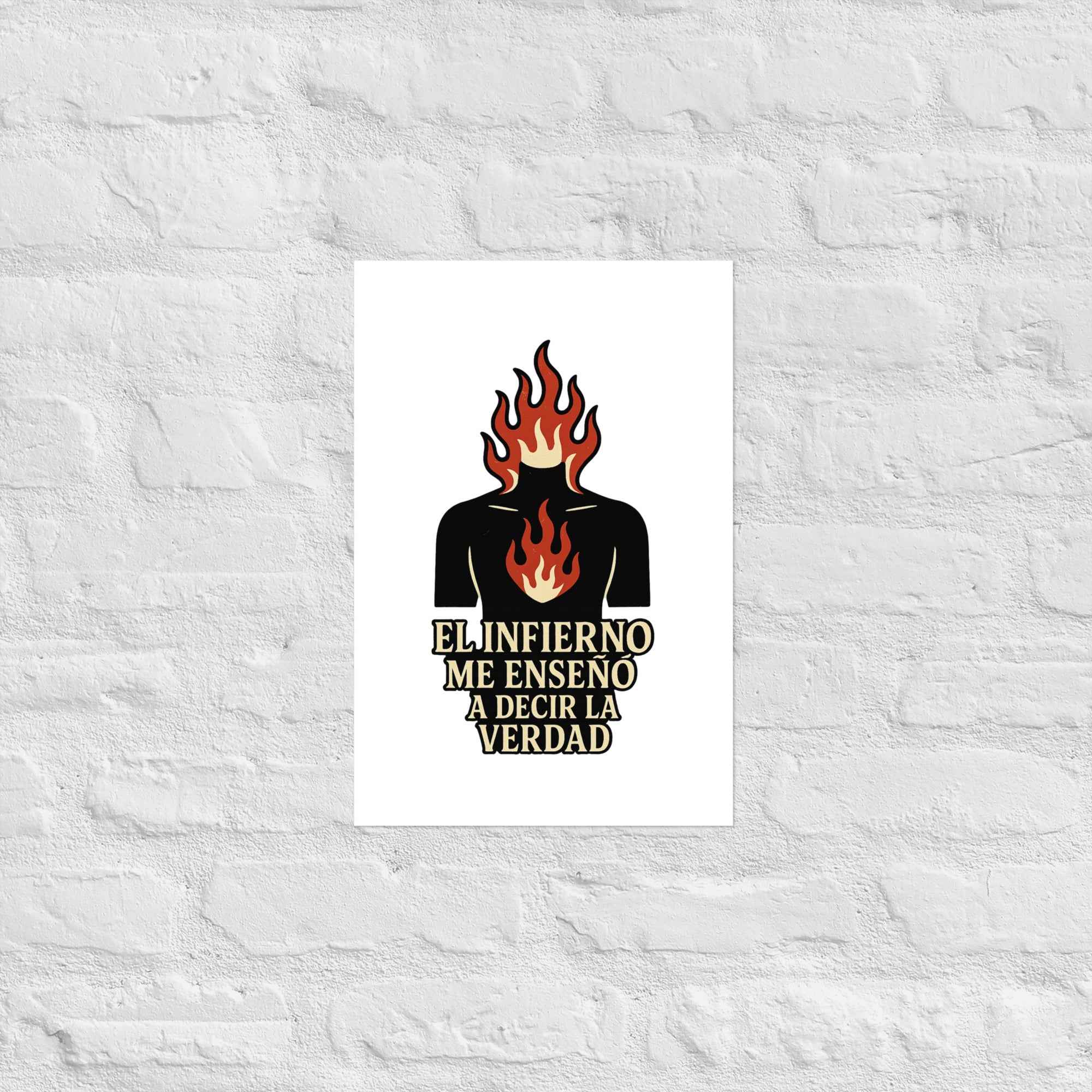 Póster "El infierno"