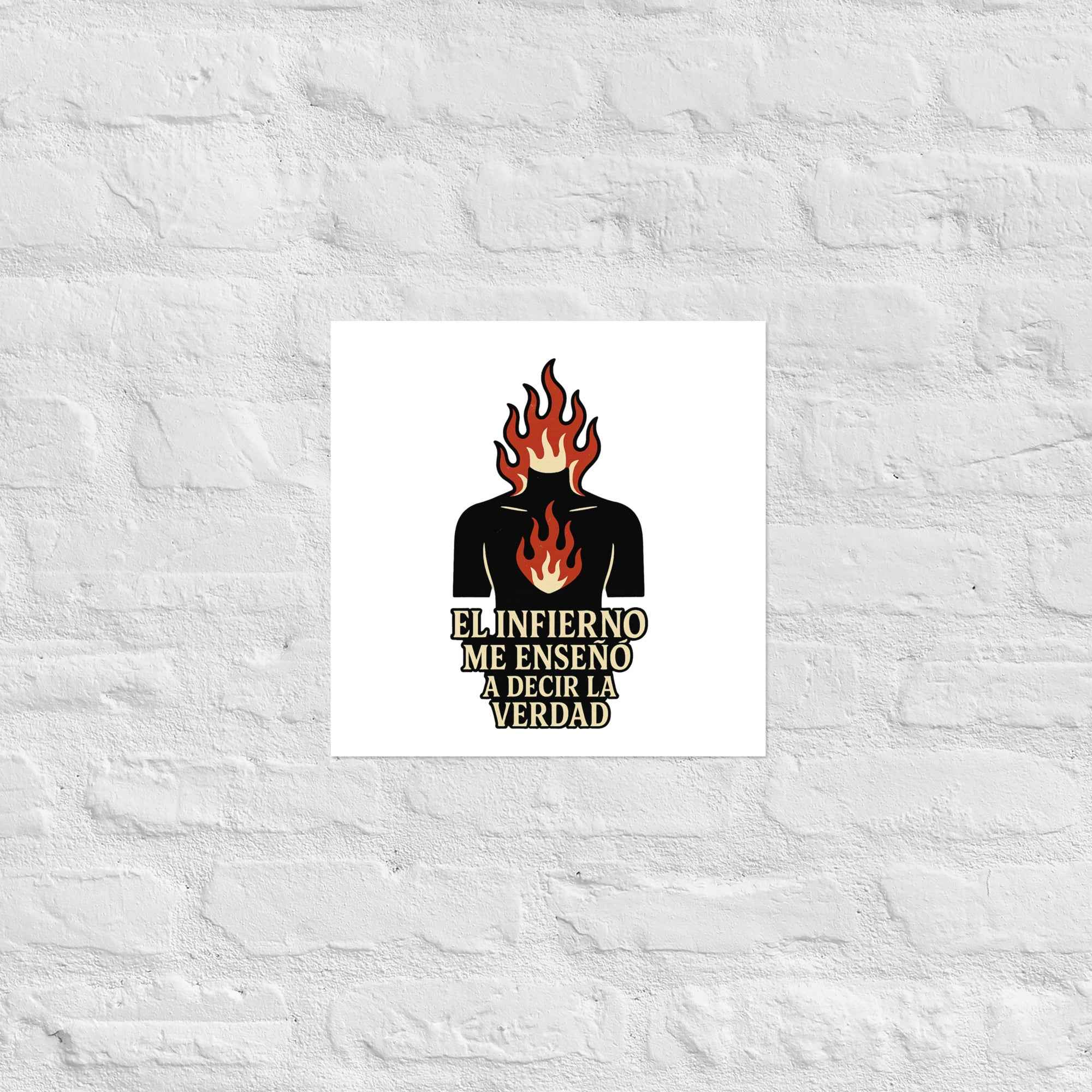 Póster "El infierno"