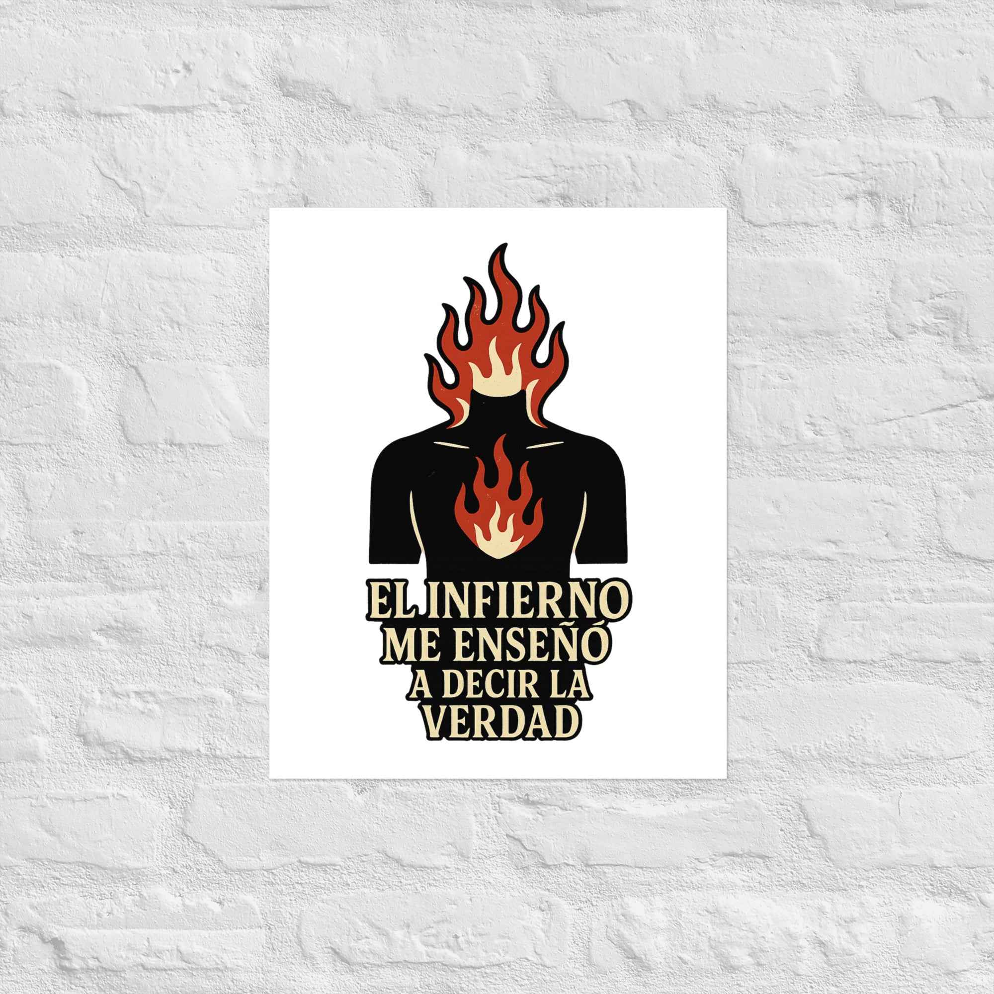 Póster "El infierno"