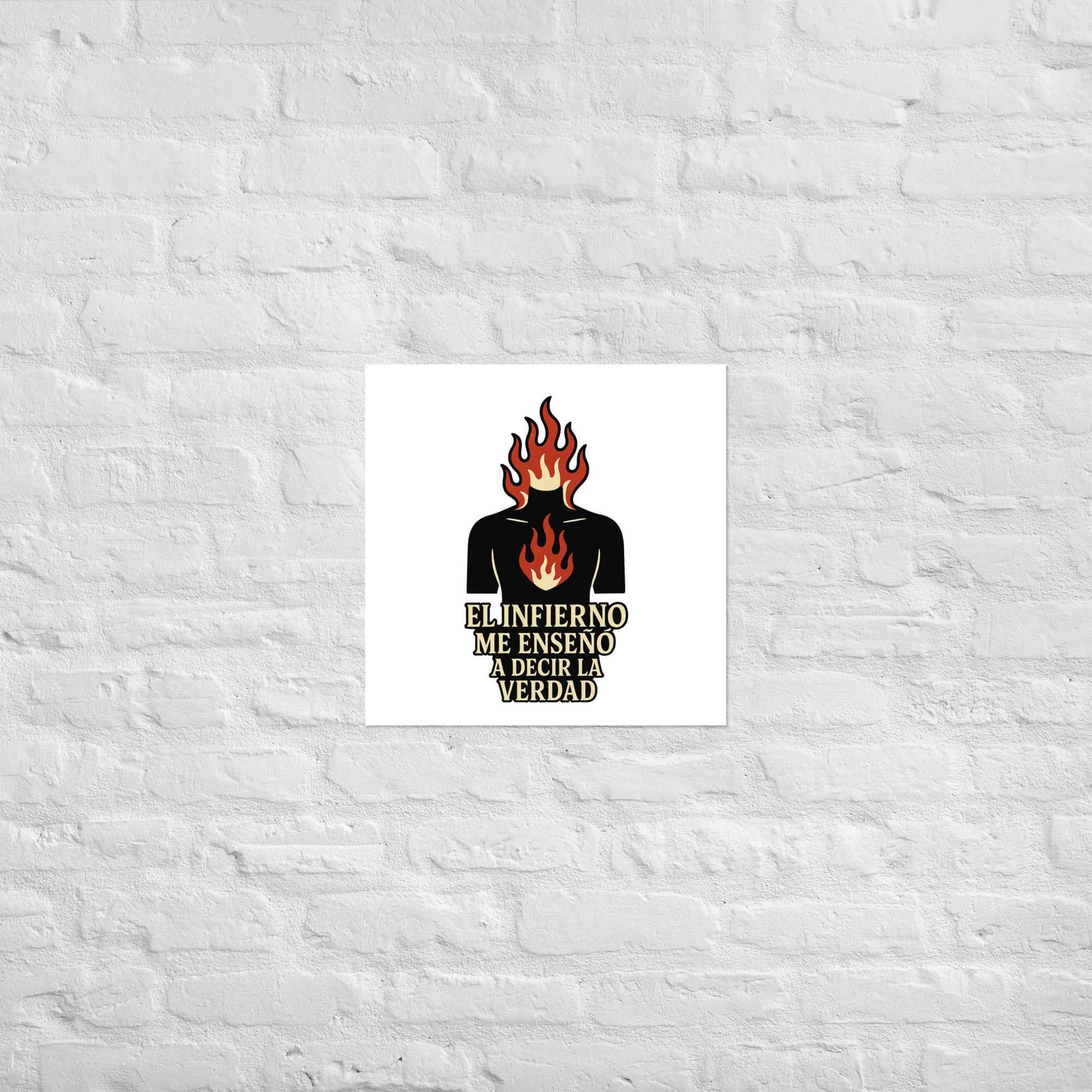 Póster "El infierno"