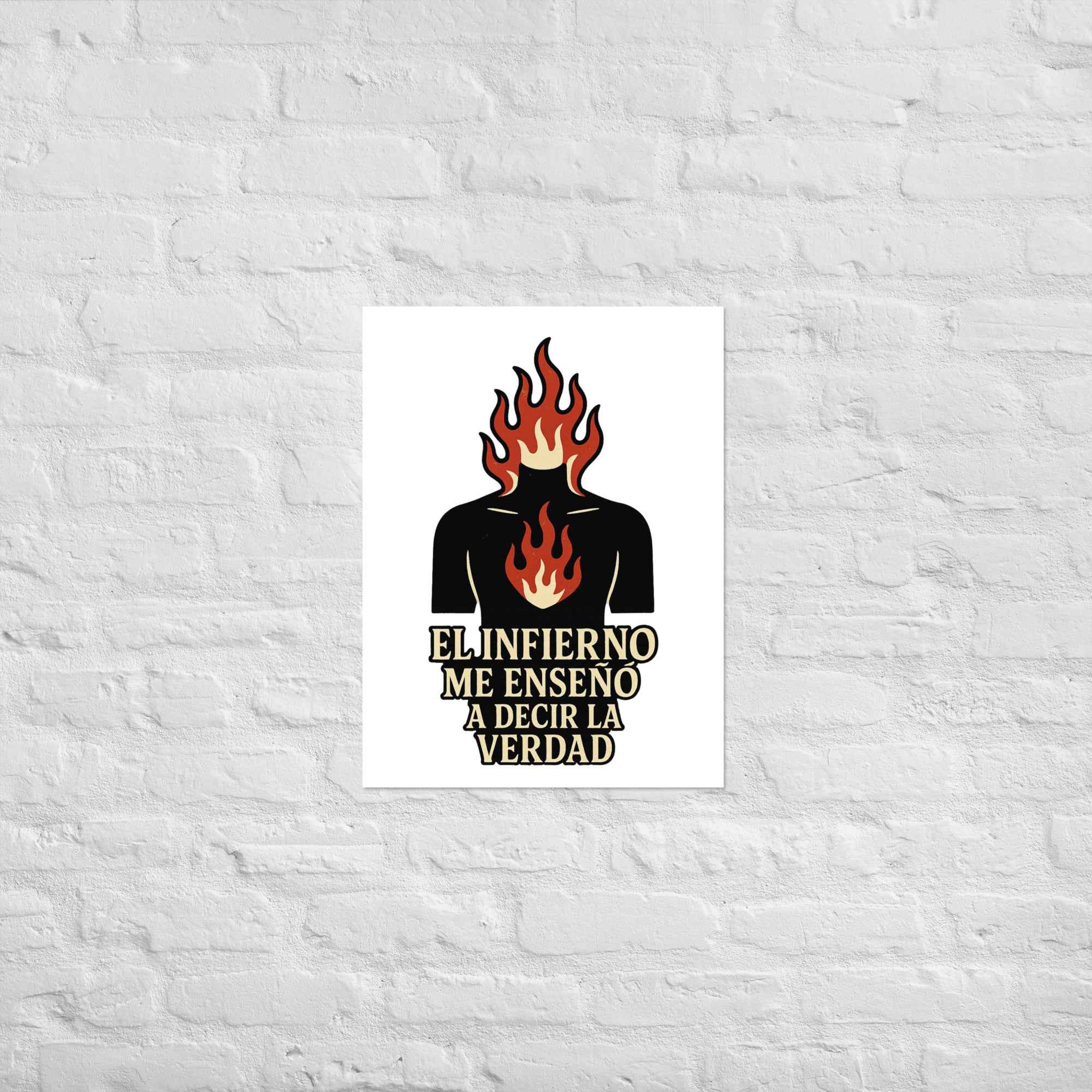 Póster "El infierno"