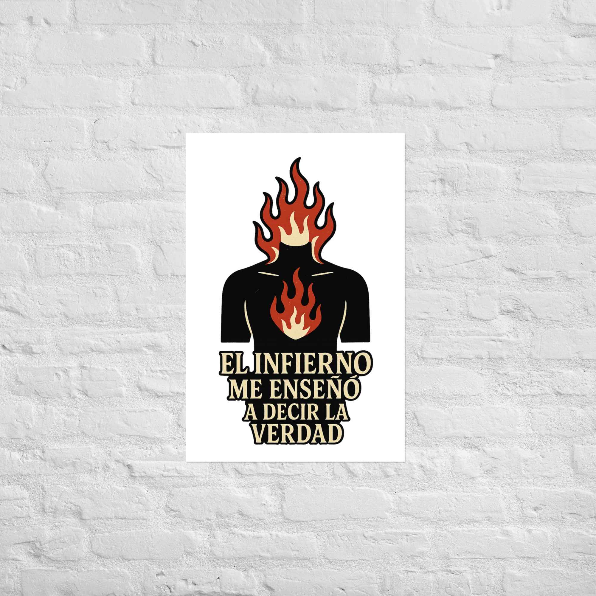 Póster "El infierno"