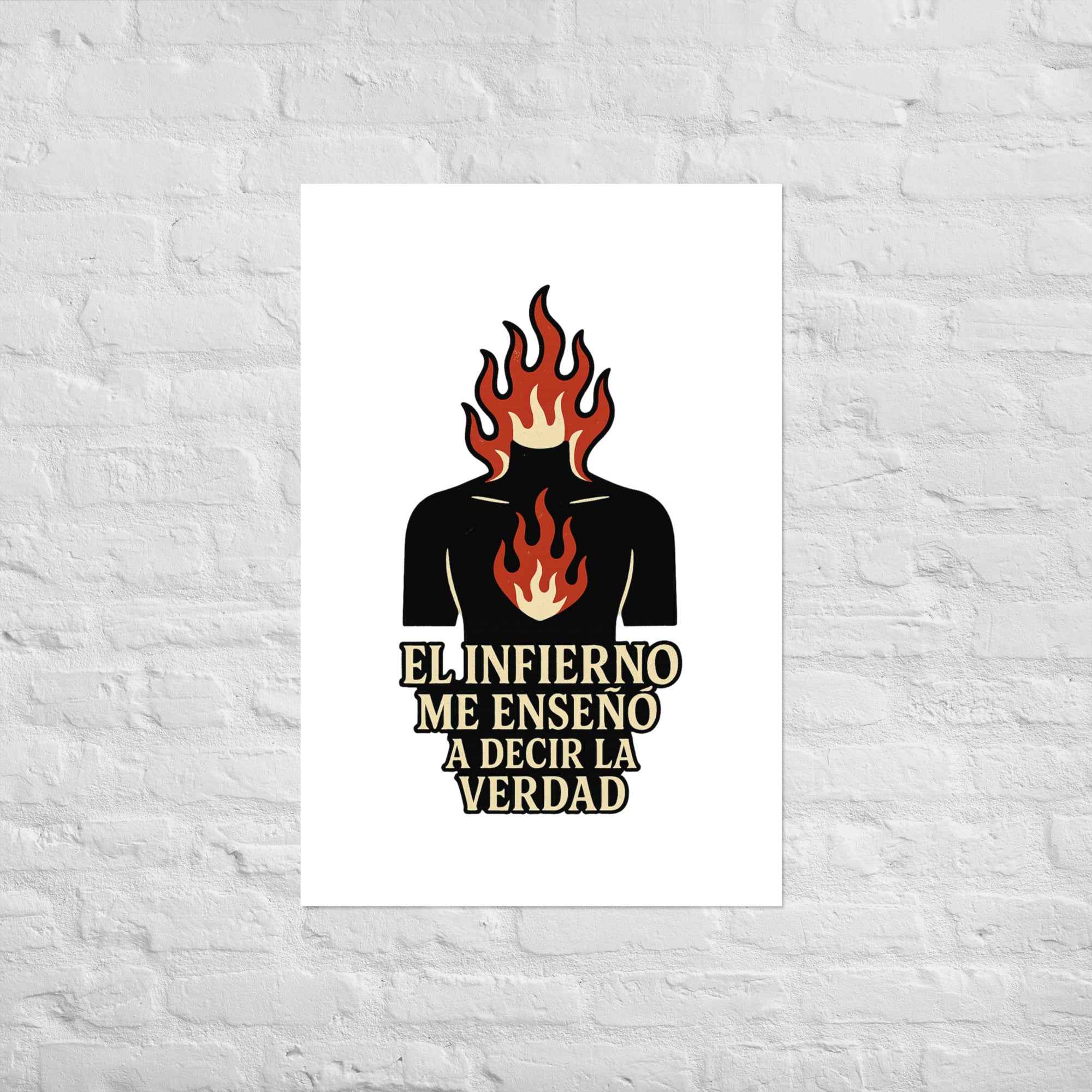 Póster "El infierno"