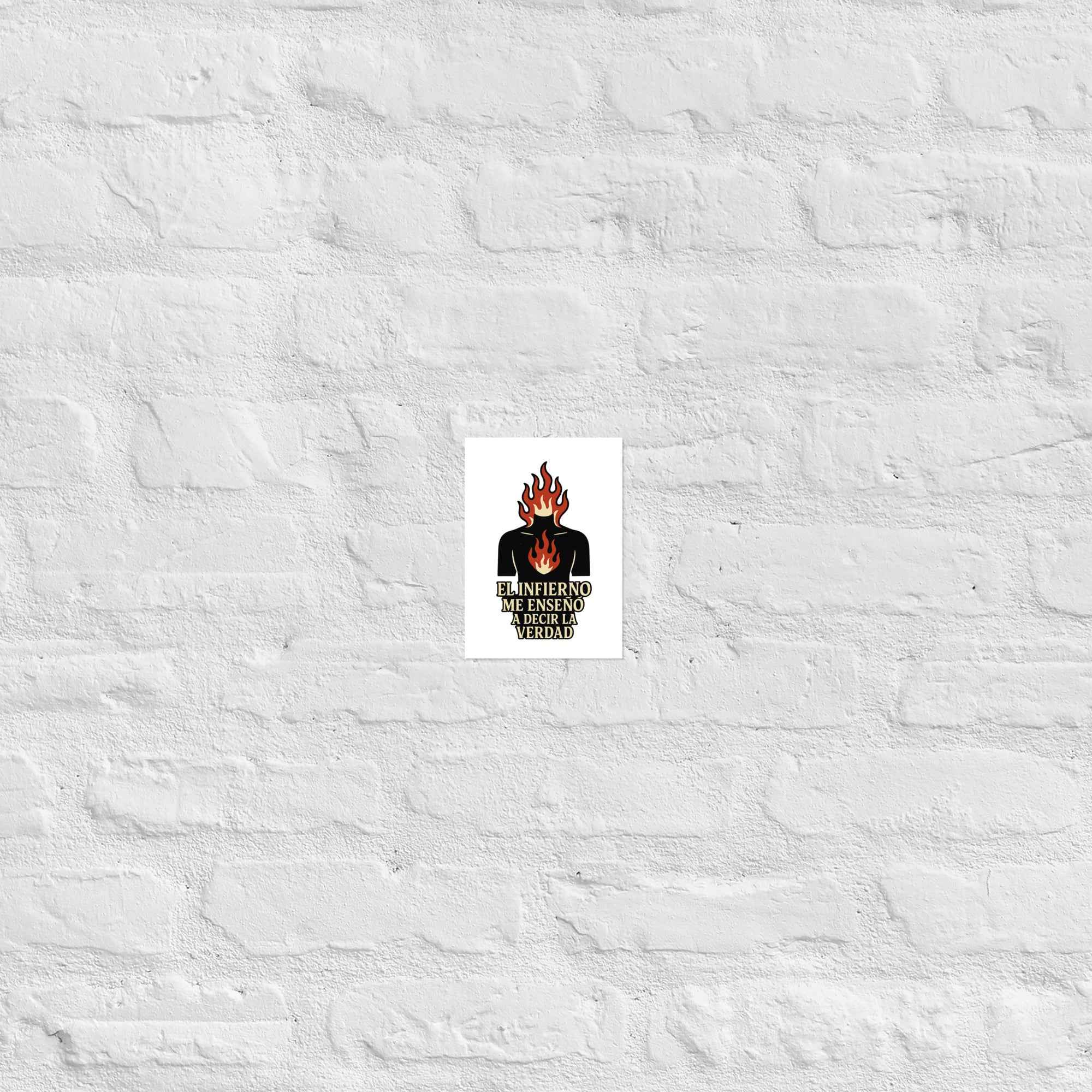 Póster "El infierno"