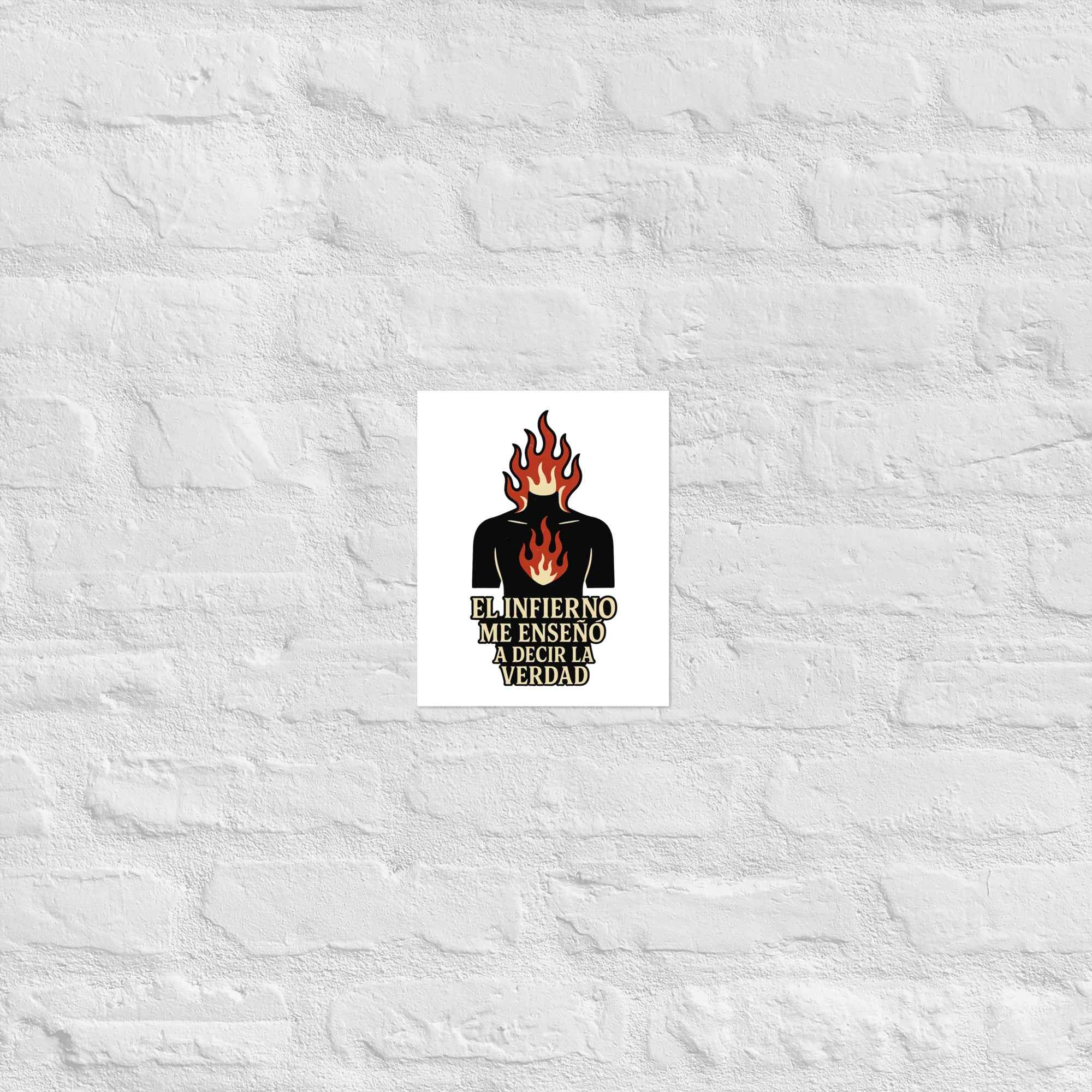 Póster "El infierno"