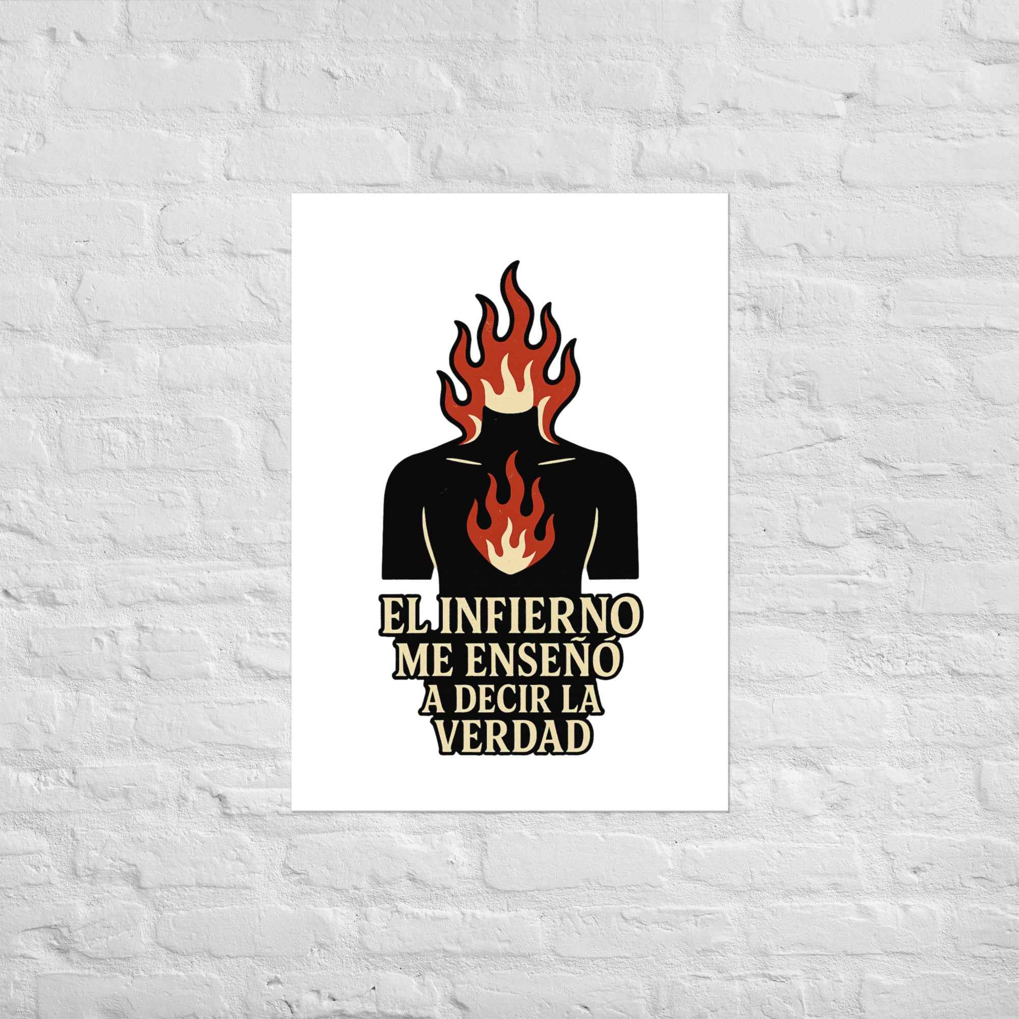 Póster "El infierno"