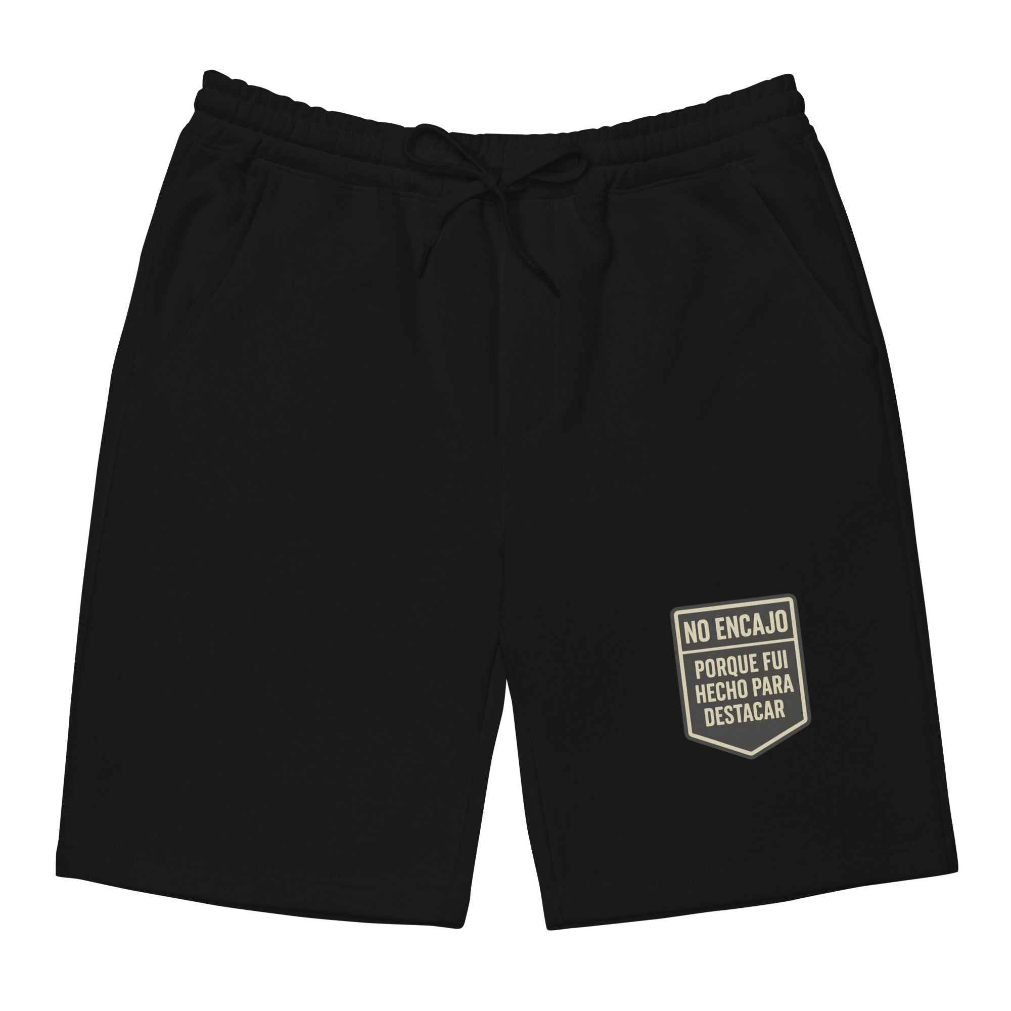 Shorts vellón hombre "No encajo"