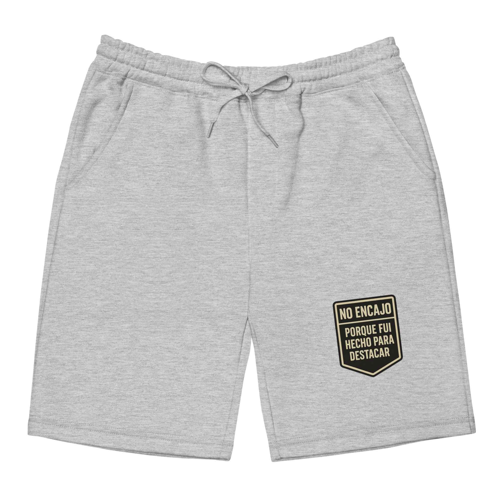 Shorts vellón hombre "No encajo"