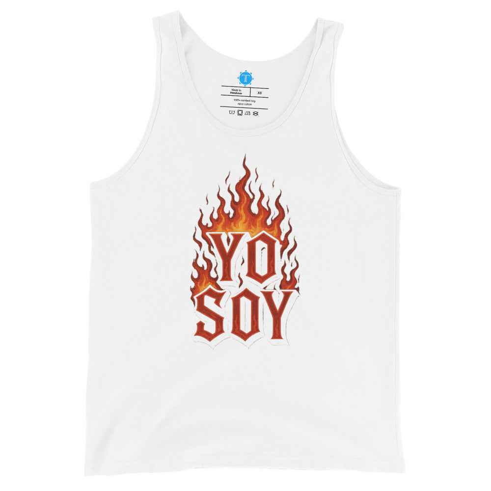 Camiseta de tirantes para hombre "Llamas"