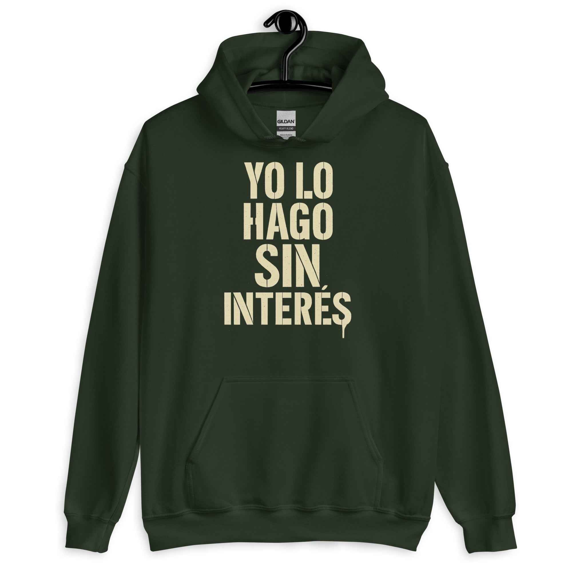 Sudadera con capucha unisex "Interes"