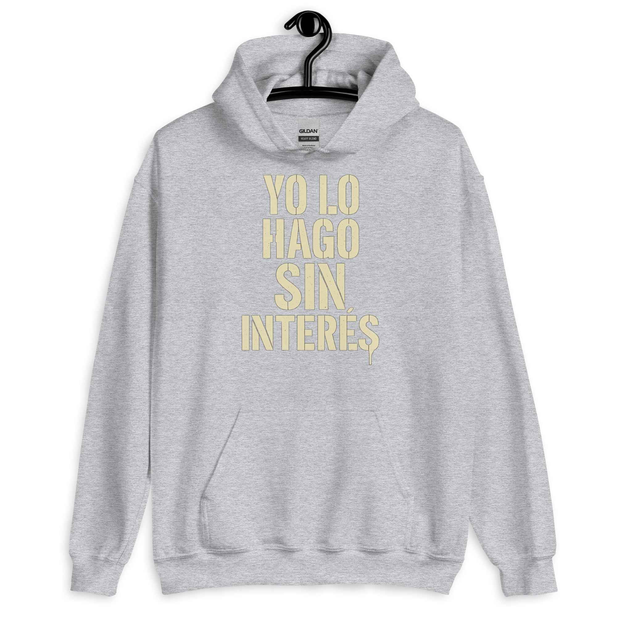 Sudadera con capucha unisex "Interes"