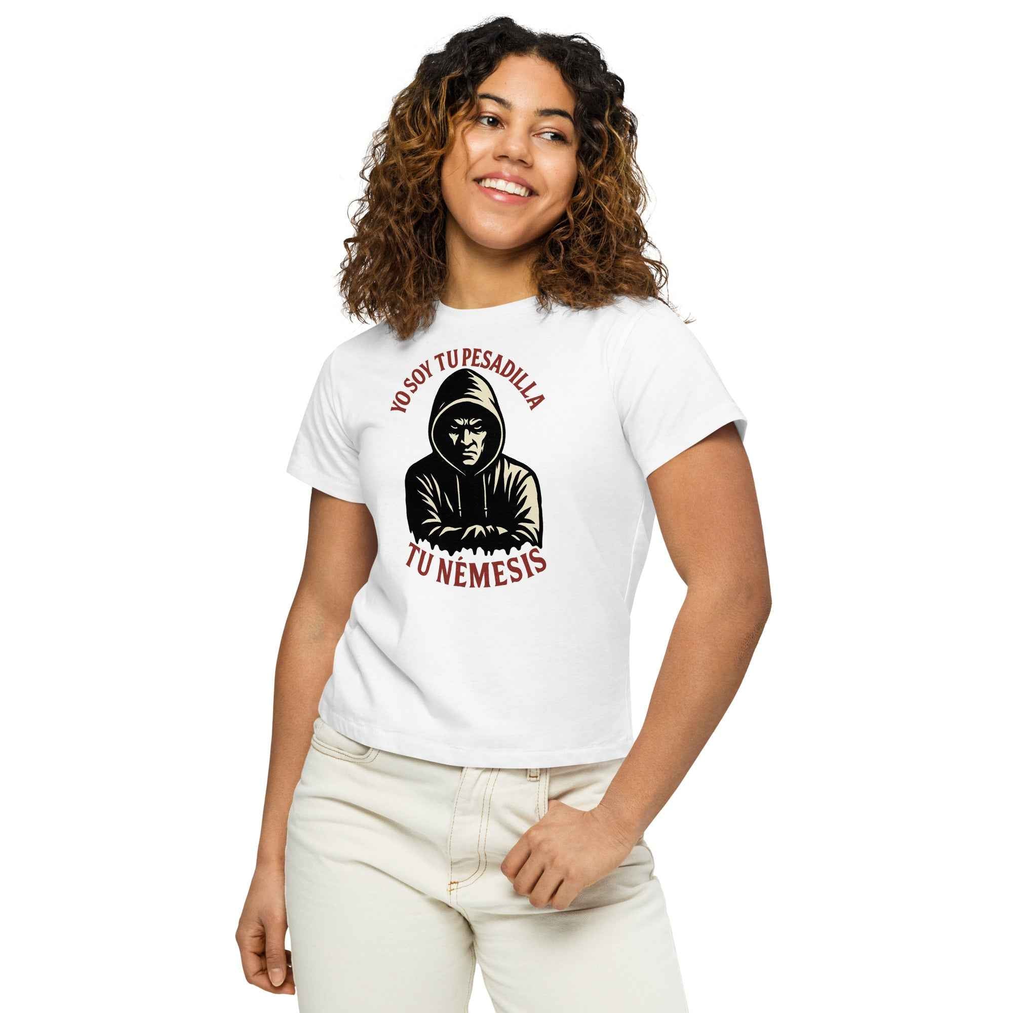 Camiseta de cintura alta para mujer "Nemesis"